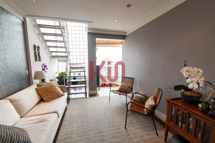 Cobertura para locação na Vila Clementino, São Paulo-SP: 2 quartos, 1 suíte, 3 banheiros, 