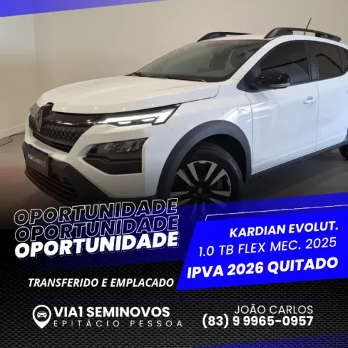 Renault Kardian Evolut. Flex 1.0 TB 12V 5P Mec. 2025
