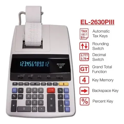 Calculadora Sharp El 2630 PIII