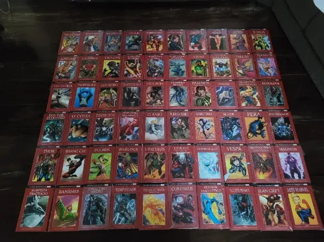 Coleção Os Heróis Mais Poderosos Da Marvel Salvat Vermelha Volumes 1 A 60 Parte 1