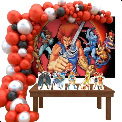 Kit Decoração De Festa Infantil Thundercats Thunder Cats M