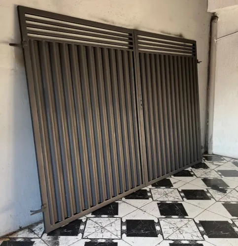 Portão 2 folhas pronto para instalação
