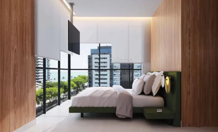 Apartamento Andar Alto com 2 Quartos e Varanda à venda no Edf. Lucarini