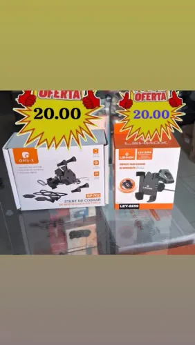 Suporte de celular para Moto com carregador USB LEY-2259 e SUP-7452