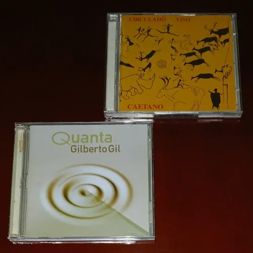 Cds Duplos Caetano Veloso e Gilberto Gil (Lote de 2 Cds Duplos)
