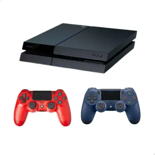 Video Game Playstation 4 PS4 Slim 500GB + 2 Controles