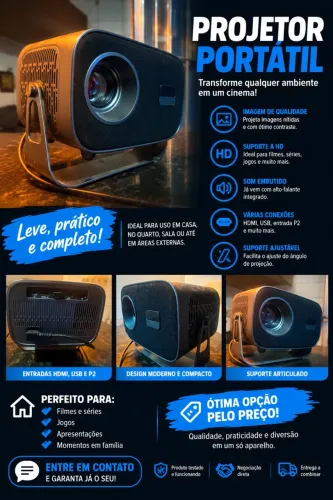 Projetor portátil