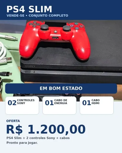 PS4 slim 02 controles