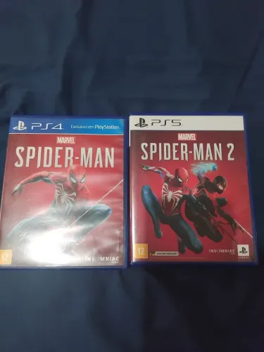 Spider man 1 e 2 ps4 e ps5 semi novos