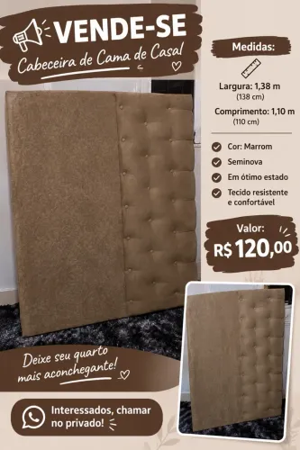Cabeceira cama casal