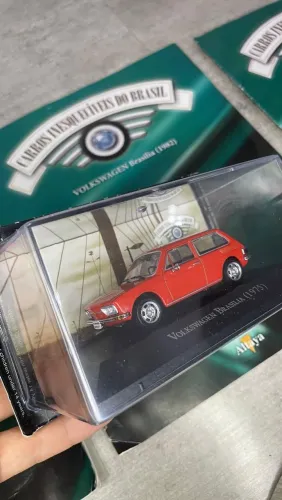 Miniatura Brasilia carros Inesquecíveis