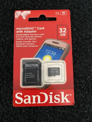 CARTÃO MICRO SD SANDISK 32GB SDSDQM-032G-B35A