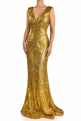 Vestido dourado