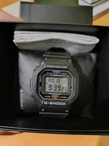 RELÓGIO CASIO G-SHOCK DW-5600 PRETO