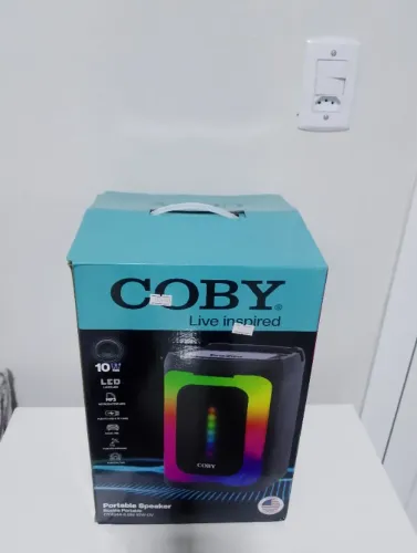 caixa de som coby
