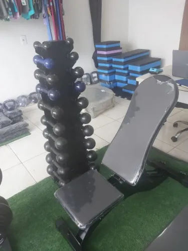 Equipamentos musculação em casa novos