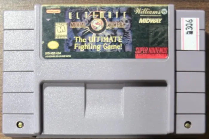 Ultimate Mortal Kombat 3 Original SNES Super Nintendo REF.306