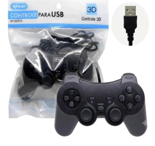 Controle usb, para pc, tv box , nitendo