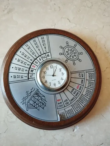 Relógio tipo naval, de parede ou de mesa