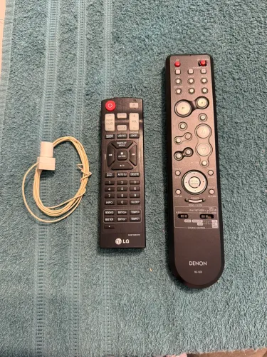 Controle Som Sony antena e controle Receiver Denon