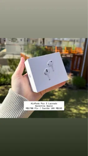 AirPods Pro 3 Lacrado - Nota fiscal