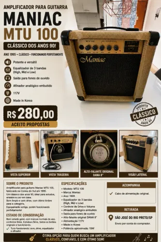 Amplificador guitarra