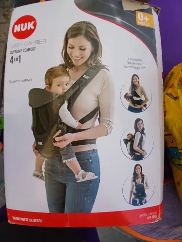 Canguru Baby Carrier Supreme Comfort 4 em 1 da NUK