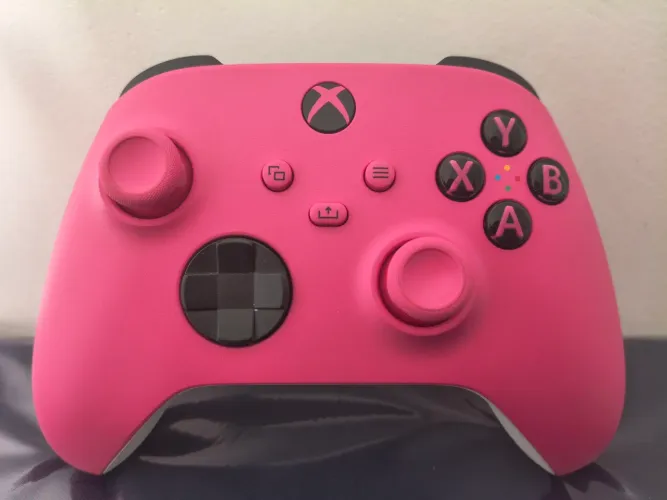 Controle Xbox Original Rosa - Pouquíssimo Uso - Impecável
