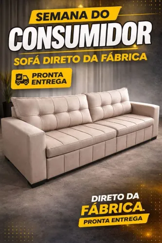 Sofá elegante 2.50m