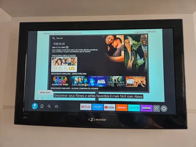 TV Buster 42' com Fire Stick da Amazon