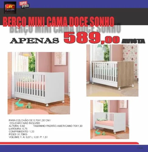 berço mini cama doce sonho 