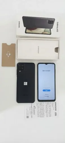 Smartphone Samsung Galaxy A12 - Excelente Estado, Na Caixa com Manual! - Aceito Oferta.