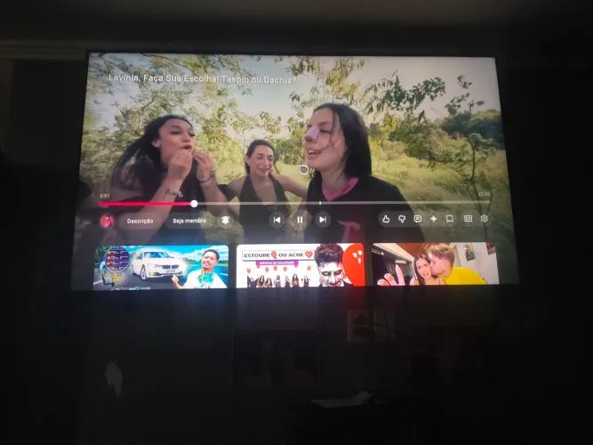Televisão 75 polegadas