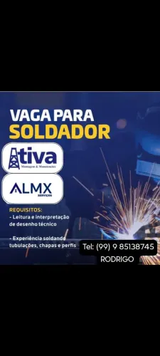 Vaga somente para Soldador