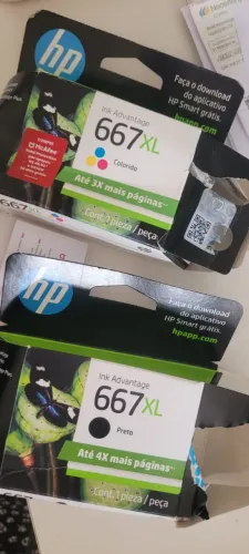 CARTUCHO DE TINTA HP 667 XL NOVO