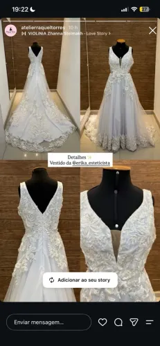 Vestido de noiva Renda