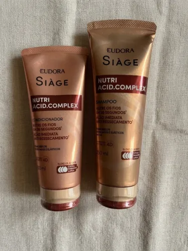 Kit Eudora Siàge Nutri Acid.Complex - Shampoo + Condicionador (Lacrado)