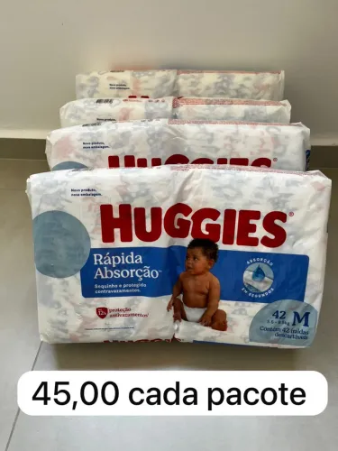 Fralda Huggies tamanho, 42 fraldas 