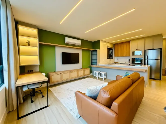 Studio mobiliado e equipado no Córrego Grande - Florianópolis - SC