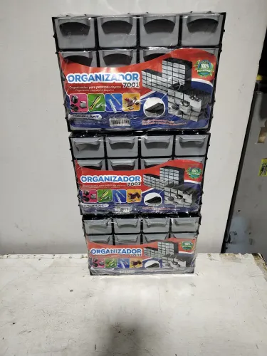 Organizador para parafuso e itens de pesca