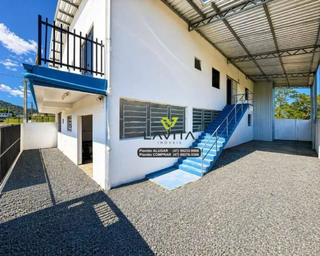Galpão, 880 m² - venda por R$ 2.500.000 ou aluguel por R$ 7.800/mês - Figueira - Gaspar/Sa