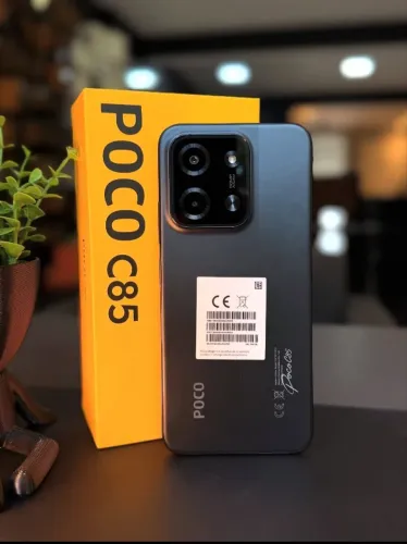 POCO C85 NFC 128GB 6GB RAM Modelo completo com NFC e excelente custo-benefício