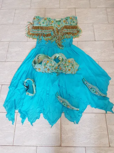 Roupa de dança do ventre tamanho P