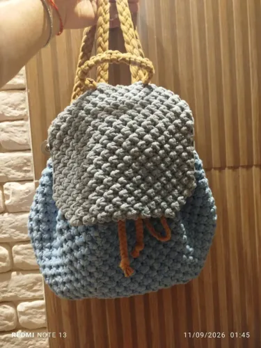 Bolsa Artesanal em Macrame