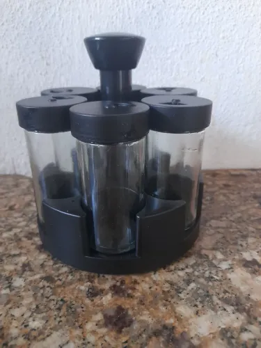 Porta temperos giratório