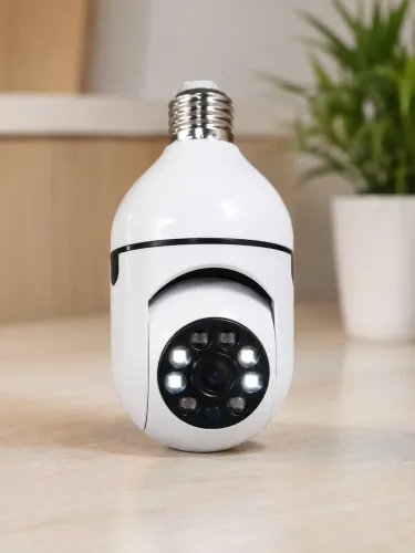 Câmera Lâmpada 360° IP