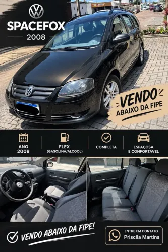 Volkswagen Spacefox 1.6/ 1.6 Trend Total Flex 8V 5P 2008