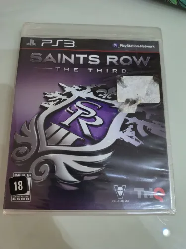 Jogo Ps3 Saints Row The Third original mídia física novo lacrado 
