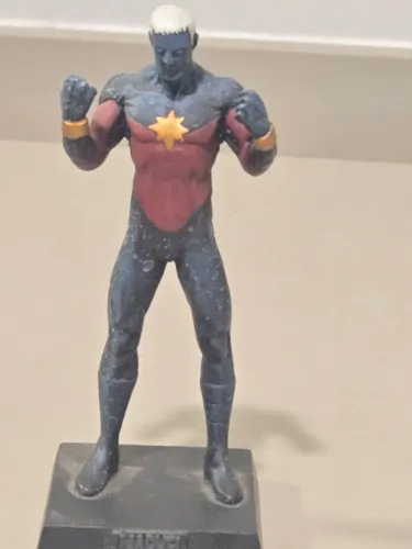EAGLEMOSS CAPITÃO MARVEL GENIS - VELL - ORIGINAL