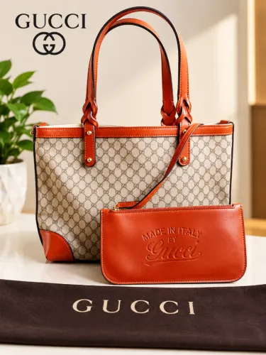GUCCI - BOLSA EM CANVAS MONOGRAMA | MADE IN ITALY